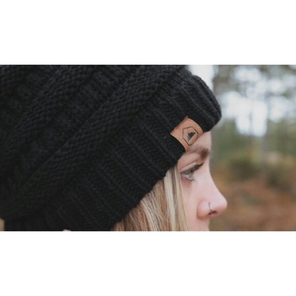 Cable Knit Slouchy Beanie Winter Hat Acrylic Warm Itch-Free - Picture 8 of 8